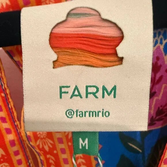 FARM RIO PINEAPPLE GARDEN MAXI KAFTAN DRESS NEW WITH TAGS (NWT) - Picture 14 of 15